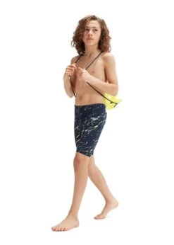 Speedo Fastskin Junior Endurance+ High Waisted Jammer - True Navy/ Miami Lilac/ Spritz -Speedo Store tumbnail 47e19dae cb54 4054 b5ef 7b16d910545f