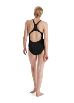 Speedo Digital Placement Medalist Swimsuit - Black/ Nordic Teal/ Tile/ Lime