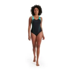 Speedo Plastisol Laneback Swimsuit - Black/ Tile 17 Speedo Plastisol Laneback Swimsuit - Black/ Tile -Speedo Store tumbnail 4b80fbed 9e29 49ef 82be 115e203c629a