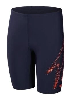 Speedo Boys Hyper Boom Logo Placement Jammer - True Navy/Volcanic Orange -Speedo Store tumbnail 4f399fce b086 4a19 be5c c34cd4765ba7