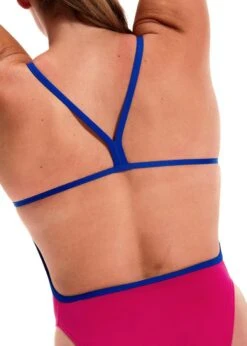 Speedo Solid Vback Swimsuit - Electric Pink/ Chroma Blue -Speedo Store tumbnail 5109c3c3 a0ec 4a71 8180 4c91a641a695