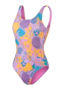 Speedo Printed Deep U-Back Swimsuit - Neon Violet/Baja Blue/Mango/Parma Violet/Twilight Mauve -Speedo Store tumbnail 530eef12 960e 494c b2ba 36e6c998c0d3