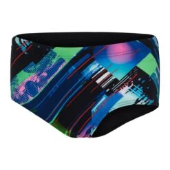 Speedo Boy's Glitchzone 13cm Brief - Black/ Red/ Green/ Adriatic -Speedo Store tumbnail 55f3d2a3 2b7d 4399 83e6 fb5efdc5f78a