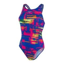Speedo Allover Recordbreaker Swimsuit - Blue/ Pink/ Salso/ Yellow -Speedo Store tumbnail 58f6dea2 7168 4a30 9a84 b2ed215e7fee