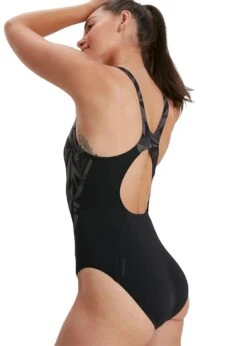 Speedo Hyperboom Splice Muscleback Swimsuit - Black/Grey -Speedo Store tumbnail 5b1e4593 6475 422b acaa dc7add369e0e