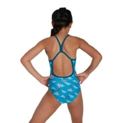 Speedo Girl's Flipper Phone Allover Vback Swimsuit - Pool/ Adriatic/ Teal/ Yellow 8 Speedo Girl's Flipper Phone Allover Vback Swimsuit - Pool/ Adriatic/ Teal/ Yellow -Speedo Store tumbnail 5b822df9 7819 4f80 8a69 da7287fe7d7f 1