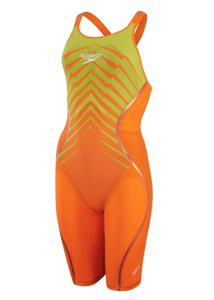 Speedo Fastskin LZR Pure Intent Openback Kneeskin - Sonic Scorch 9 Speedo Fastskin LZR Pure Intent Openback Kneeskin - Sonic Scorch - Image 7