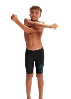 Speedo Boy's HyperBoom Placement Jammer - Black/ Bolt -Speedo Store tumbnail 5de0a219 1b46 4b41 b2db 823d16718792