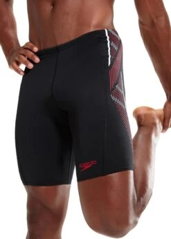 Speedo Tech Panel Jammer - Black/ Fed Red/ White -Speedo Store tumbnail 5f501208 0a64 4899 a8ed 941dfac08d35