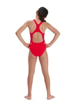 Speedo Girl's ECO Endurance+ Medalist Swimsuit - Fed Red
