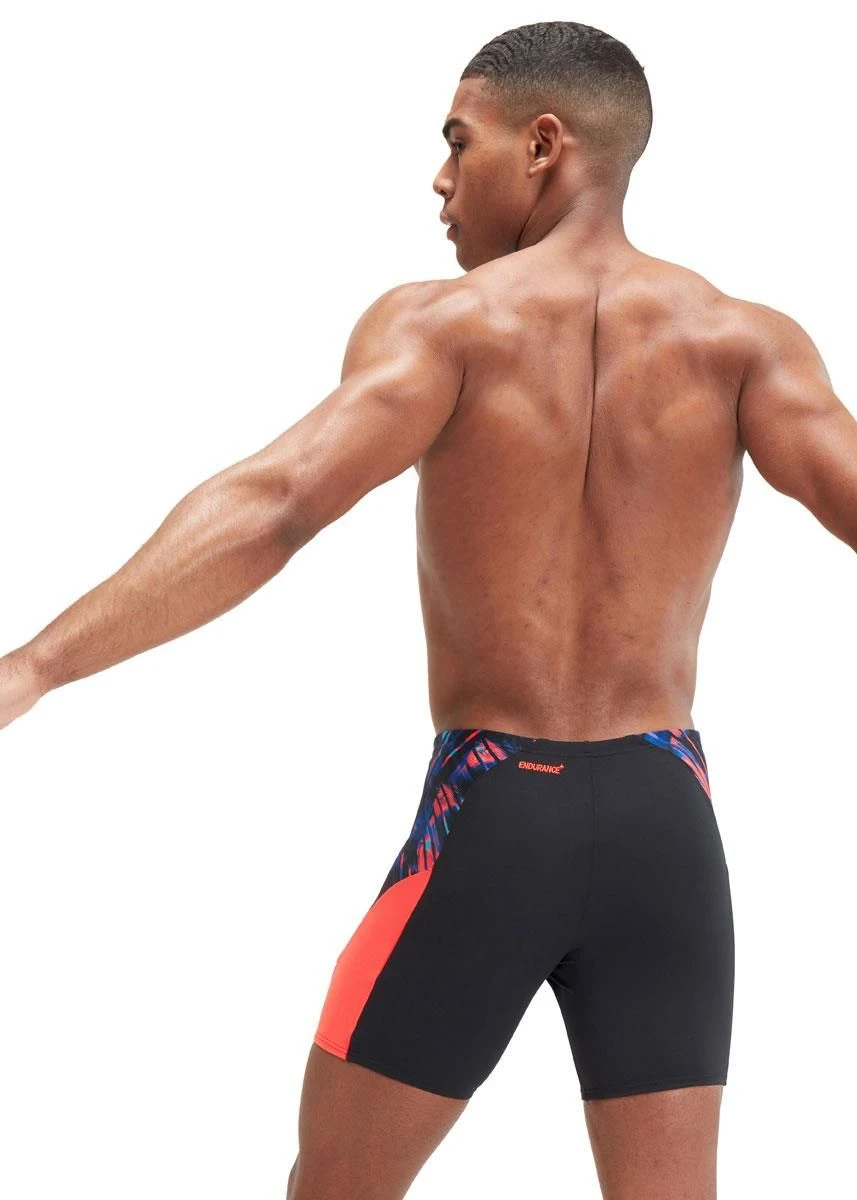 Speedo ECO END+ Splice Mid Jammer - Black/True Colbalt/Volcanic Orange/Hypersonic Blue 3 Speedo ECO END+ Splice Mid Jammer - Black/True Colbalt/Volcanic Orange/Hypersonic Blue