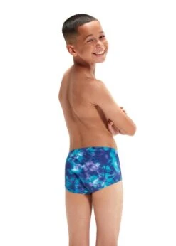 Speedo Boy's Allover Digital 13cm Briefs - Shimmers In The Night