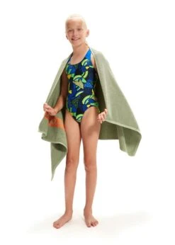 Speedo Girl's Allover Splashback Swimsuit - Black/ Blue Flame/ Bright Yellow/ Fluo Green -Speedo Store tumbnail 659262ce 51f5 4c08 9a22 06b55e2b36a6
