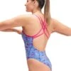 Speedo Allover Digital Starback Swimsuit - Jump Around