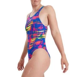 Speedo Allover Recordbreaker Swimsuit - Blue/ Pink/ Salso/ Yellow -Speedo Store tumbnail 666bab4b f773 47a9 a5e2 b0056ccfa4dc