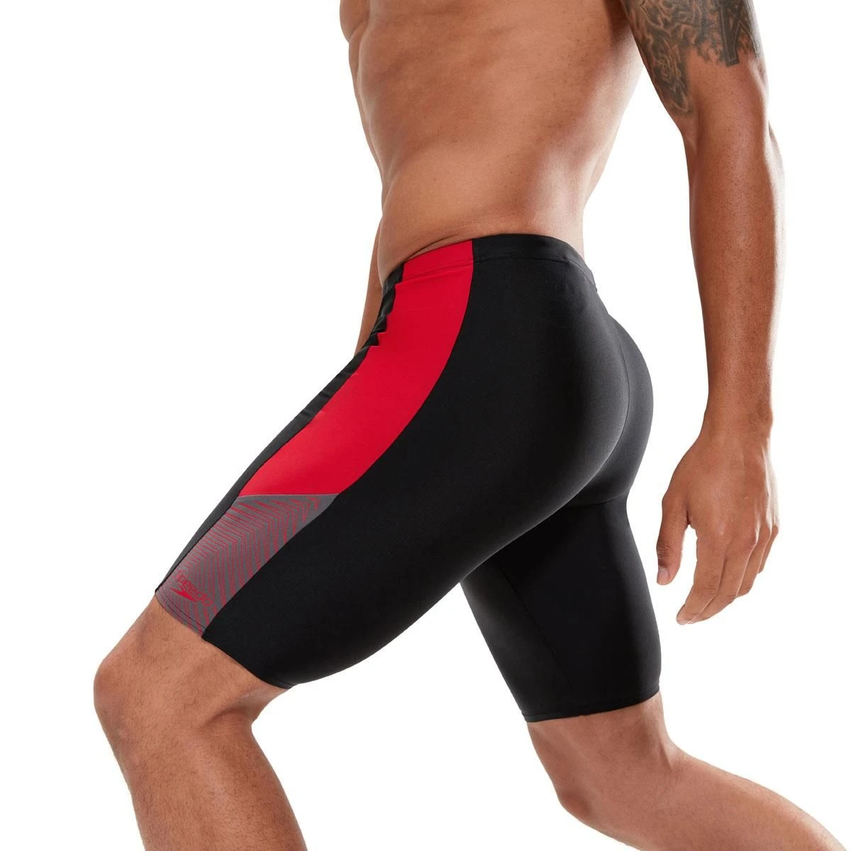 Speedo Dive Jammer - Black/Fed Red/Dove Grey 9 Speedo Dive Jammer - Black/Fed Red/Dove Grey - Image 7