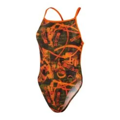Speedo Wall Spray Allover Vback Swimsuit - Salso/ Black/ Olive -Speedo Store tumbnail 6c8dc5d2 f1c8 447e a80b af8aac51d301