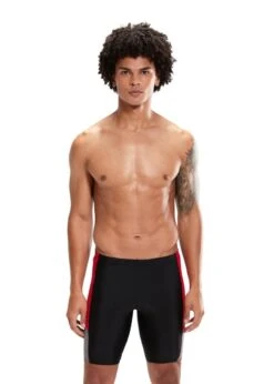 Speedo Dive Jammer - Black/Fed Red/Dove Grey