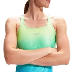 Speedo Placement Digital Medalist Swimsuit - True Cobalt/Baja Blue/Hypersonic Blue/Green Glow/Lemon Drizzle -Speedo Store tumbnail 7842c2ec c863 4d15 bce7 b076c0c74016