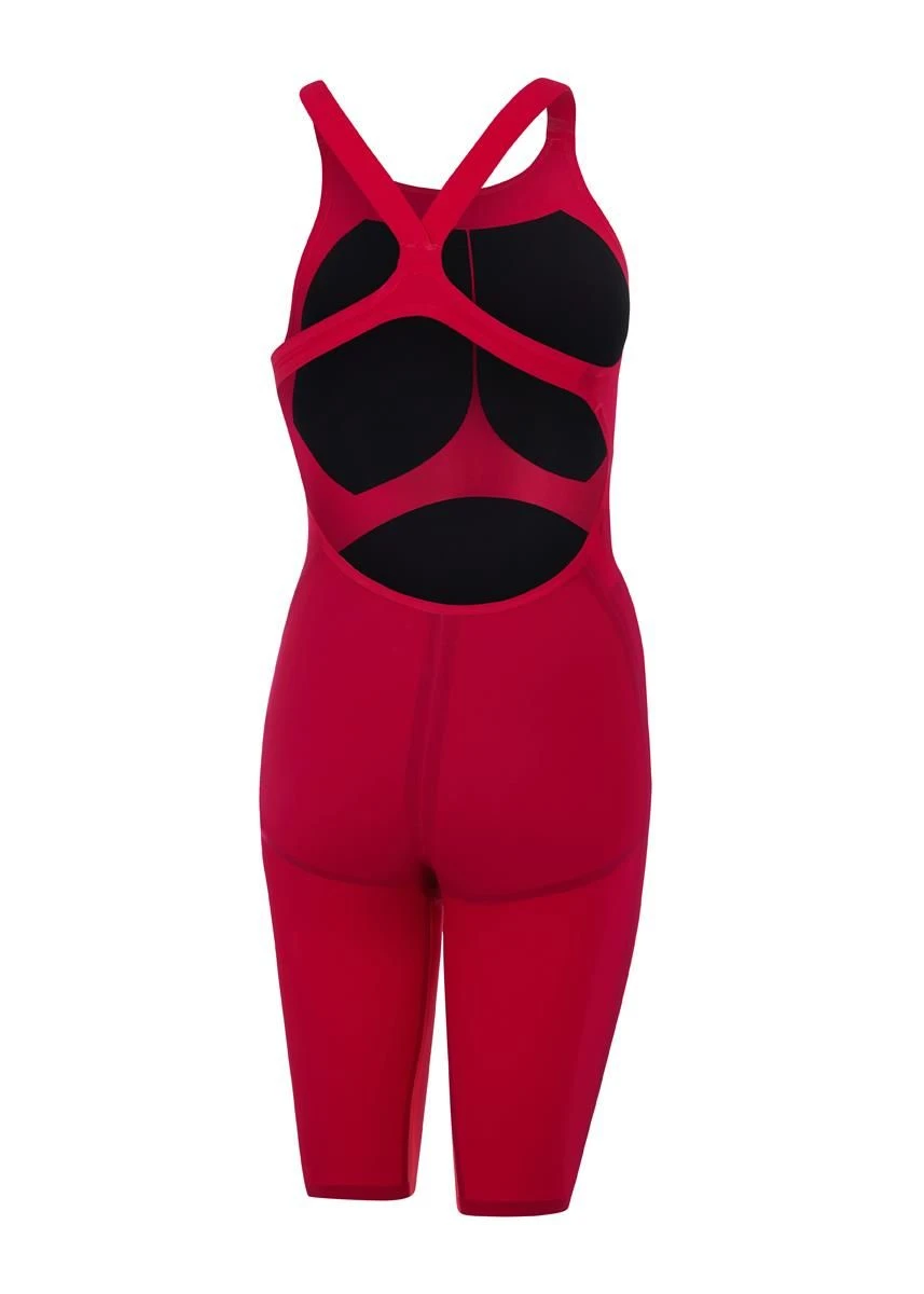 Speedo Fastskin LZR Pure Valor Openback Kneeskin - Sunrise 8 Speedo Fastskin LZR Pure Valor Openback Kneeskin - Sunrise - Image 6