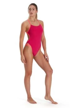 Speedo Solid Freestyler Swimsuit - Magenta/ Phoenix Red -Speedo Store tumbnail 7a03d3de a32a 4d63 a9f3 a3e3d7ba677b