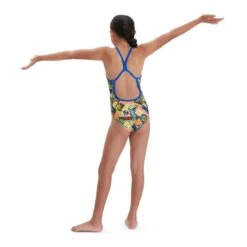 Speedo Girl's Comic Chaos Allover Vback Swimsuit - Green/ Lime/ Blue 41 Speedo Girl's Comic Chaos Allover Vback Swimsuit - Green/ Lime/ Blue -Speedo Store tumbnail 801e71b2 4119 4128 964b 7290060cd670