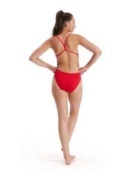 Speedo Eco Endurance+ Thinstrap Swimsuit - Fed Red