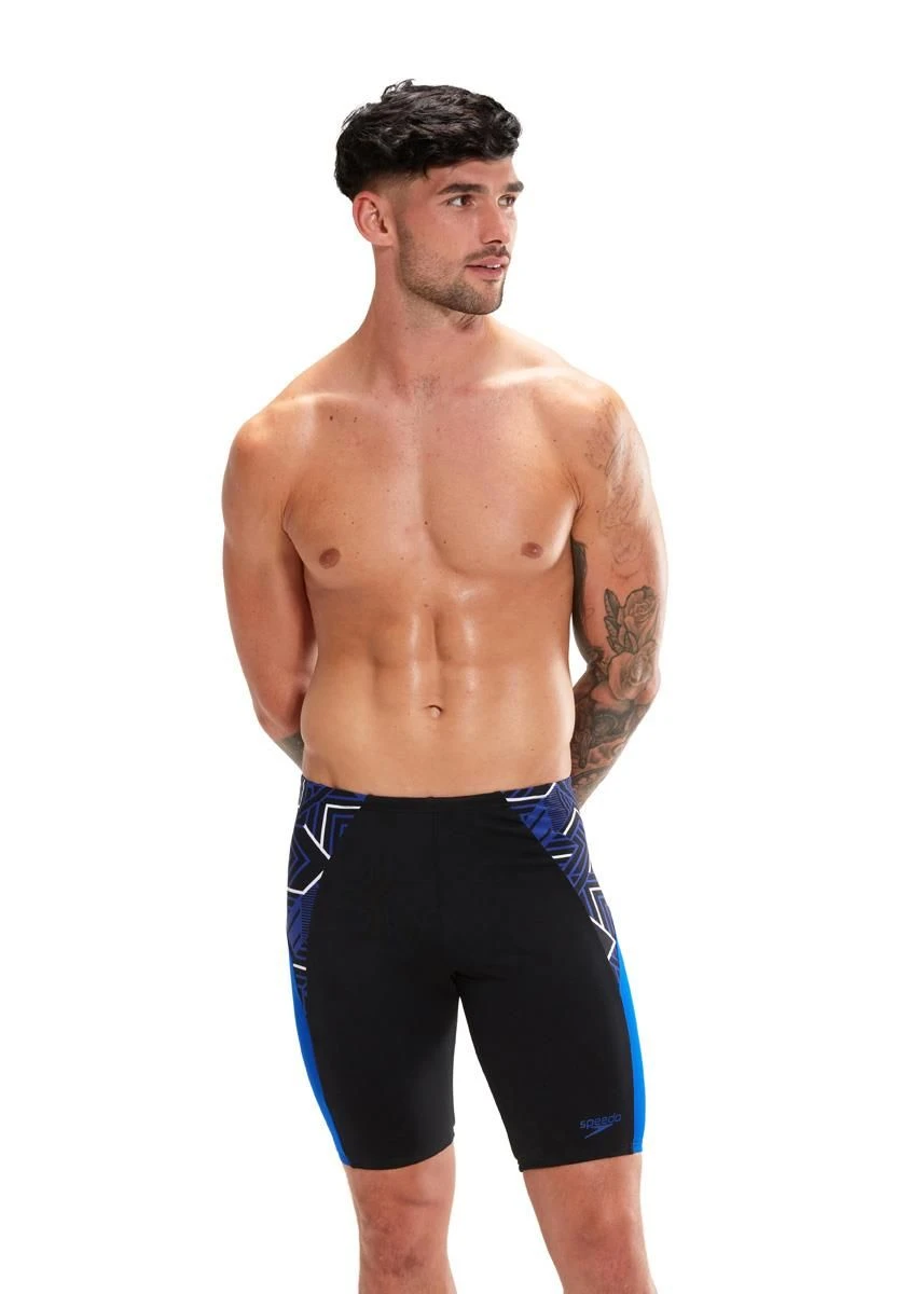 Speedo Eco Endurance+ Splice Jammer - Black/ Chroma Blue/ White 4 Speedo Eco Endurance+ Splice Jammer - Black/ Chroma Blue/ White - Image 2