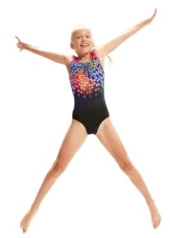 Speedo Girl's Digital Placement Splashback Swimsuit - Black/ Punchy Pink/ Blue Flame/ Bright Yellow -Speedo Store tumbnail 8295338c a487 448e 8ad1 01449d4a3033