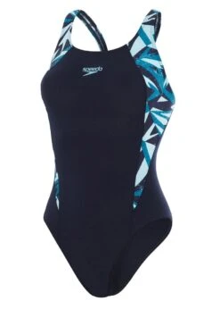 Speedo Hyperboom Splice Muscleback Swimsuit - True Navy/ Nordic Teal/ Mercurial Blue -Speedo Store tumbnail 85ed8422 b1ad 4401 8c6a 8e498990dbc5