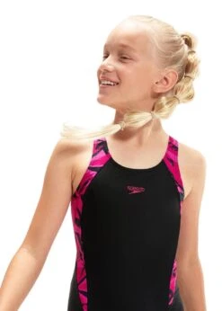 Speedo Girls Hyperboom Splice Legsuit - Black / Electric Pink / Ecstatic Pink -Speedo Store tumbnail 881fc1a3 5f92 4f4c 8716 da44ca08823d