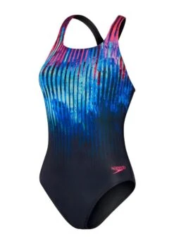 SPEEDO DIGITAL PRINTED MEDALIST SWIMSUIT - TRUE NAVY / TRUE COBALT / ELECTRIC PINK / HYPERSONIC BLUE -Speedo Store tumbnail 89262cfa b2e9 405b a64e b540faef473c