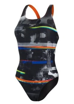 Speedo Women's Placement Digital Powerback Swimsuit - Black/ Salso/ White/ Blue -Speedo Store tumbnail 8cc8930d 097a 4cfa 9efb cc023cc1e195