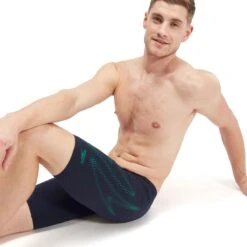 Speedo Hyper Boom Placement Jammer - True Navy/Jungle Green -Speedo Store tumbnail 8ee93677 12b6 44e2 ad7c a2e79a043e40