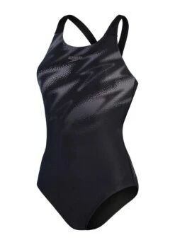 Speedo HyperBoom Placement Muscleback Swimsuit - Black/ Dove Grey -Speedo Store tumbnail 8f41e947 bbd0 4bba a274 d10ce1bfebfd