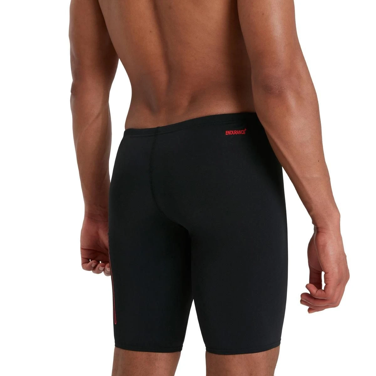 Speedo Boom Logo Placement Jammer - Black/ Fed Red 7 Speedo Boom Logo Placement Jammer - Black/ Fed Red - Image 5