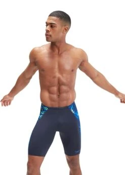 Speedo ECO END+ Splice Jammer - True Navy/True Cobalt/Hypersonic Blue/Lemon Drizzle