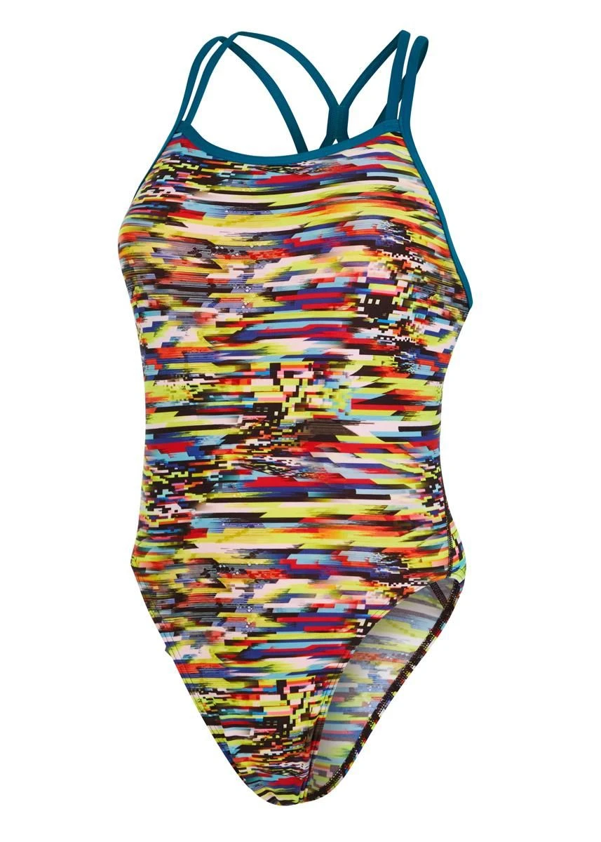 Speedo Digi Interference Allover Starback Swimsuit - Multi 7 Speedo Digi Interference Allover Starback Swimsuit - Multi - Image 5