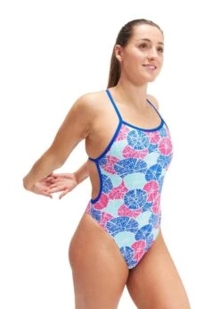 Speedo Allover Digital Vback Swimsuit - Citrus Love