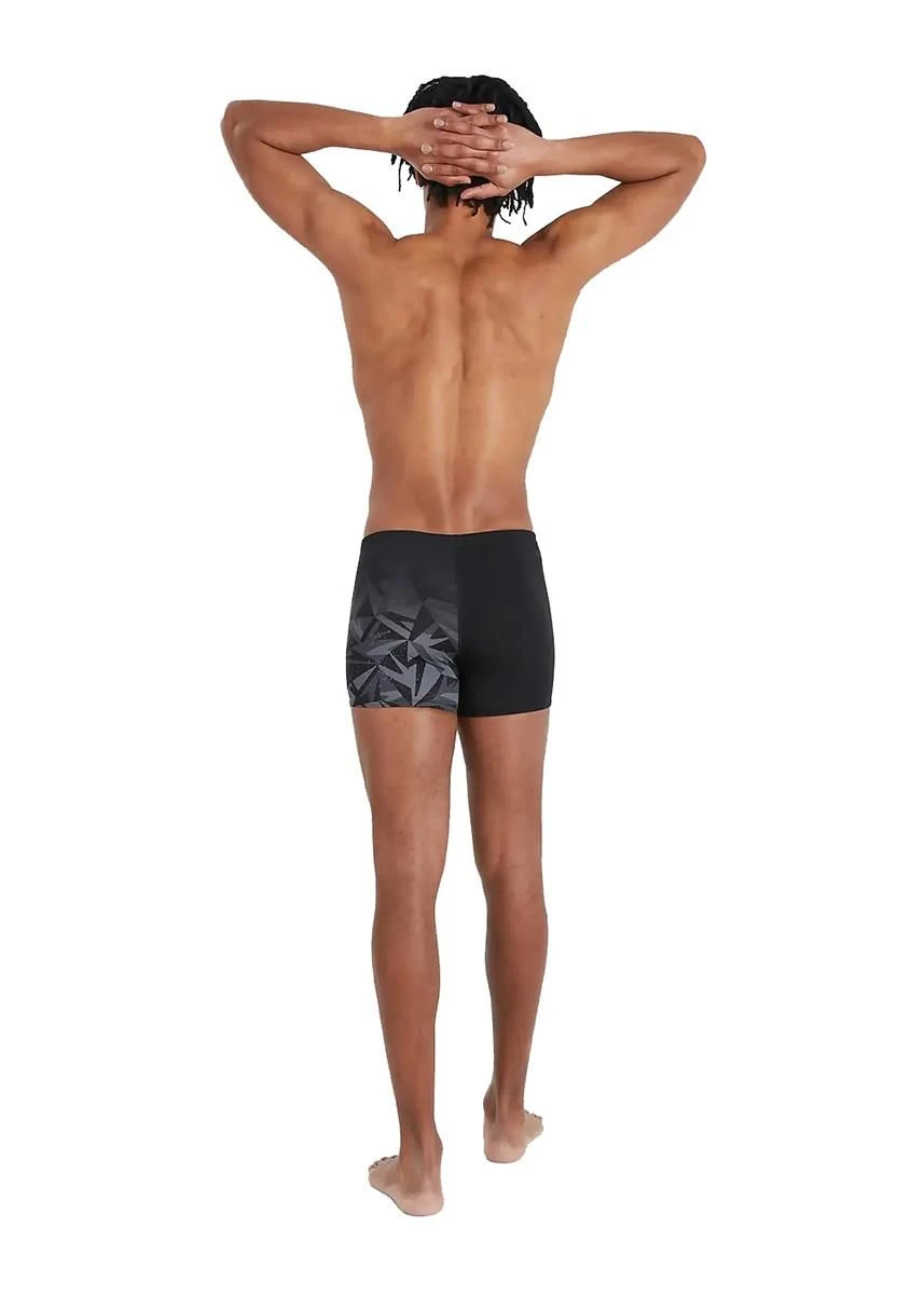Speedo HyperBoom Placement V-Cut Aquashort - Black/ Oxid Grey 5 Speedo HyperBoom Placement V-Cut Aquashort - Black/ Oxid Grey - Image 3