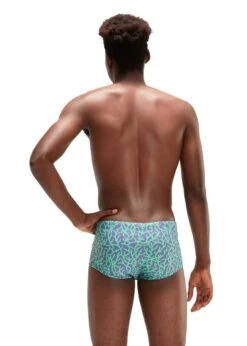 Speedo Allover Digital 17cm Briefs - Coral Flow
