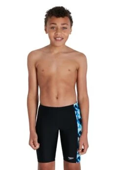 Speedo Boy's Allover Panel Jammer - Black/ Bondi Blue/ Mercurial Blue -Speedo Store tumbnail aa370889 ad31 47fb b022 a16f1d8b9b72