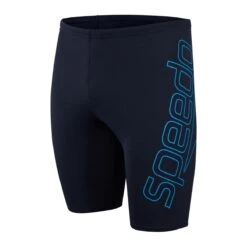 Speedo Boom Logo Placement Jammer - True Navy/ Bondi Blue -Speedo Store tumbnail ae0d0d53 7800 4ecb b0aa ae0435006f55