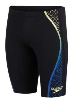Speedo Printed V-Front Jammer - Black/Beautiful Blue/Laser Lemon -Speedo Store tumbnail af055a80 2482 440b a638 4fcda0273019