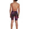 Speedo Boy's Fastskin Junior Endurance+ High Waisted Jammer - Black/ Phoenix Red/ Violet