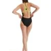 Speedo Boom Logo Turnback Swimsuit - Black/ Lime/ Pink -Speedo Store tumbnail b3f9fc8a ecf4 4a27 90f7 6191b45a8f17