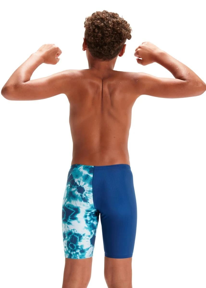 Speedo Boy's Digital Allover V-Cut Jammer - Ammonite Blue/ Blue Tack/ Aquarium 3 Speedo Boy's Digital Allover V-Cut Jammer - Ammonite Blue/ Blue Tack/ Aquarium
