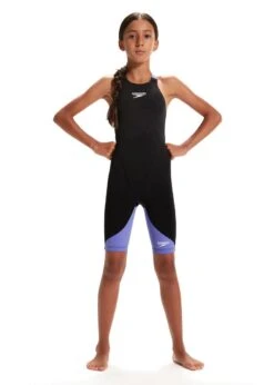Speedo Fastskin Junior LZR Ignite Kneeskin - Black/ Miami Lilac -Speedo Store tumbnail b78679d3 22cf 411b 832d feab1f05c495