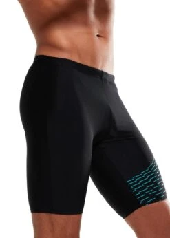 Speedo Medley Logo Jammer - Black/ Aquarium -Speedo Store tumbnail ba38c36e 90ed 4d0f 84d7 62349b362dc8