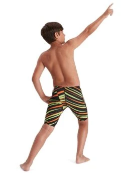 Speedo Boys Fastskin Junior Endurance+ High Waist Jammer - Black/ Atomic Lime/ Salso -Speedo Store tumbnail c1a5c1fc 665a 4b4f 853d 00f998152103